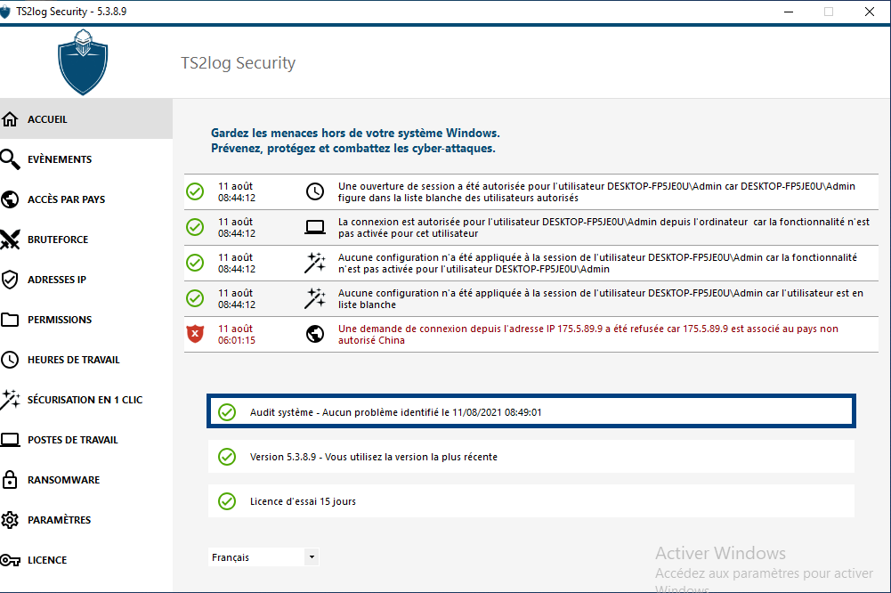 Screenshot System Audit 1