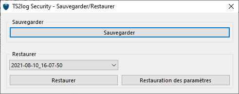 Backup Settings 2