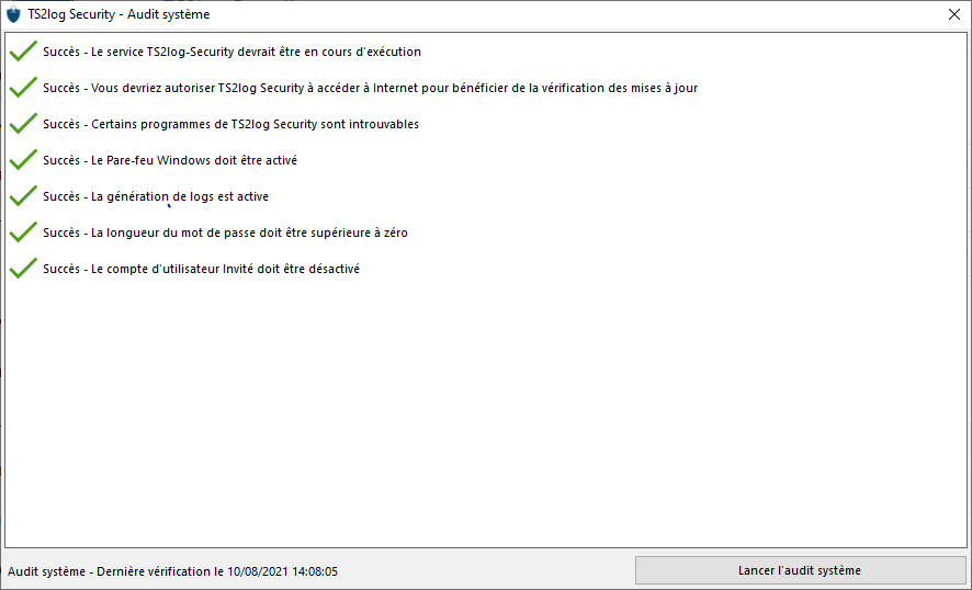 Screenshot System Audit 2