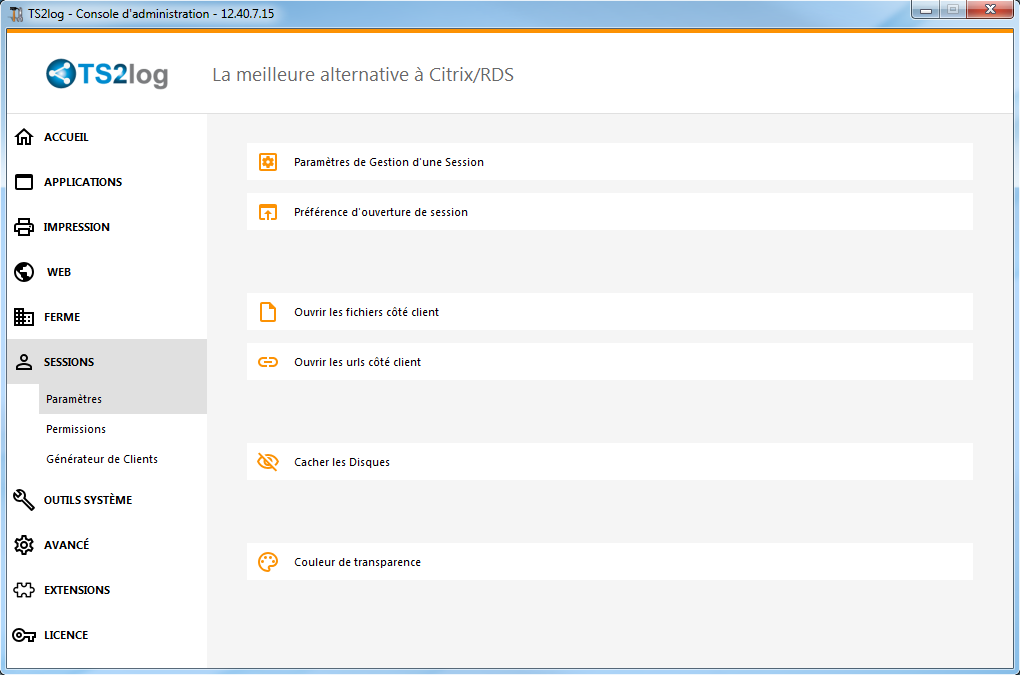Admin Tool Web Screen